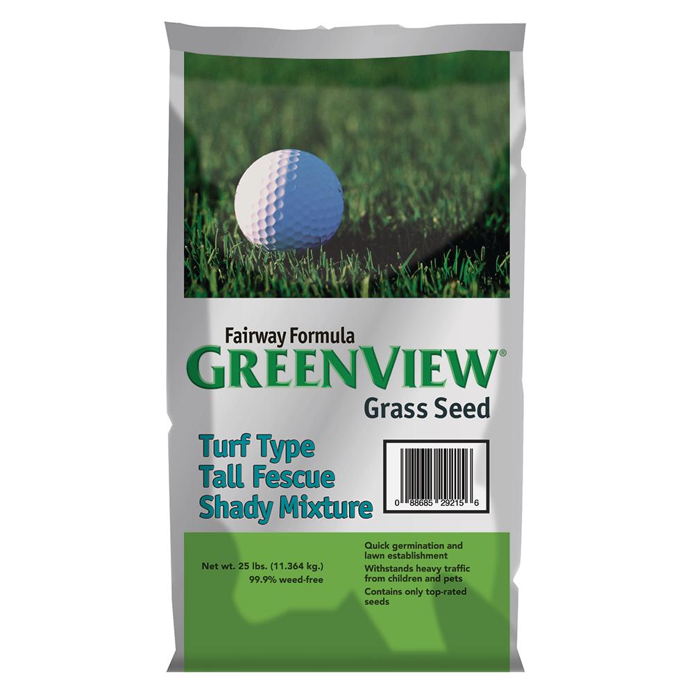 GreenView 25 lbs. Fairway Formula Turf Type Tall Fescue Shady Grass Seed Mixture by GreenView