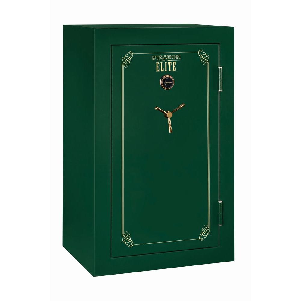 Elite 30-Gun Fire Resistant Combination Lock Safe, Matte Hunter Green by Elite