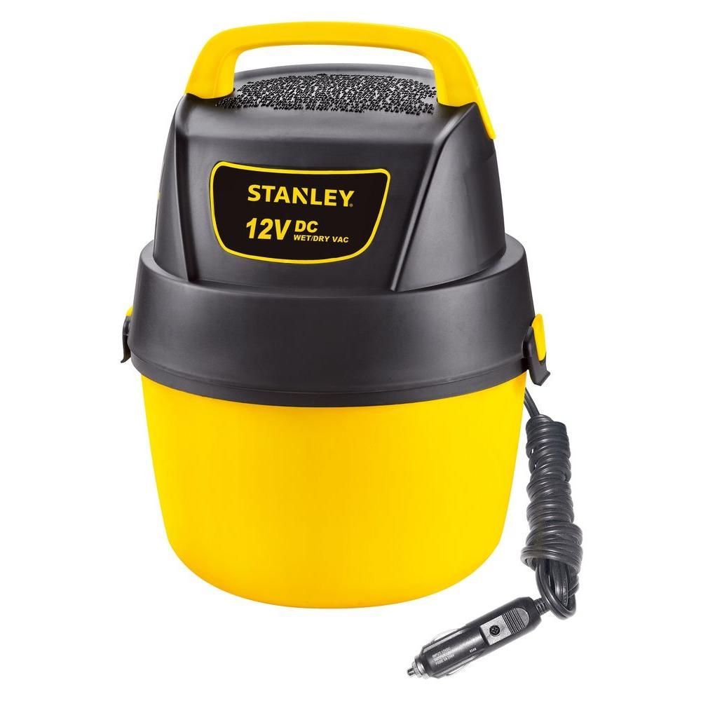 Stanley, SL18125DC, 1 gallon 12V DC Portable Poly Wet Dry Vac