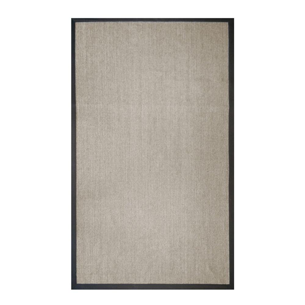 Linon Home Decor Milan Collection Black and Turquoise 8 ft. x 10 ft. 3