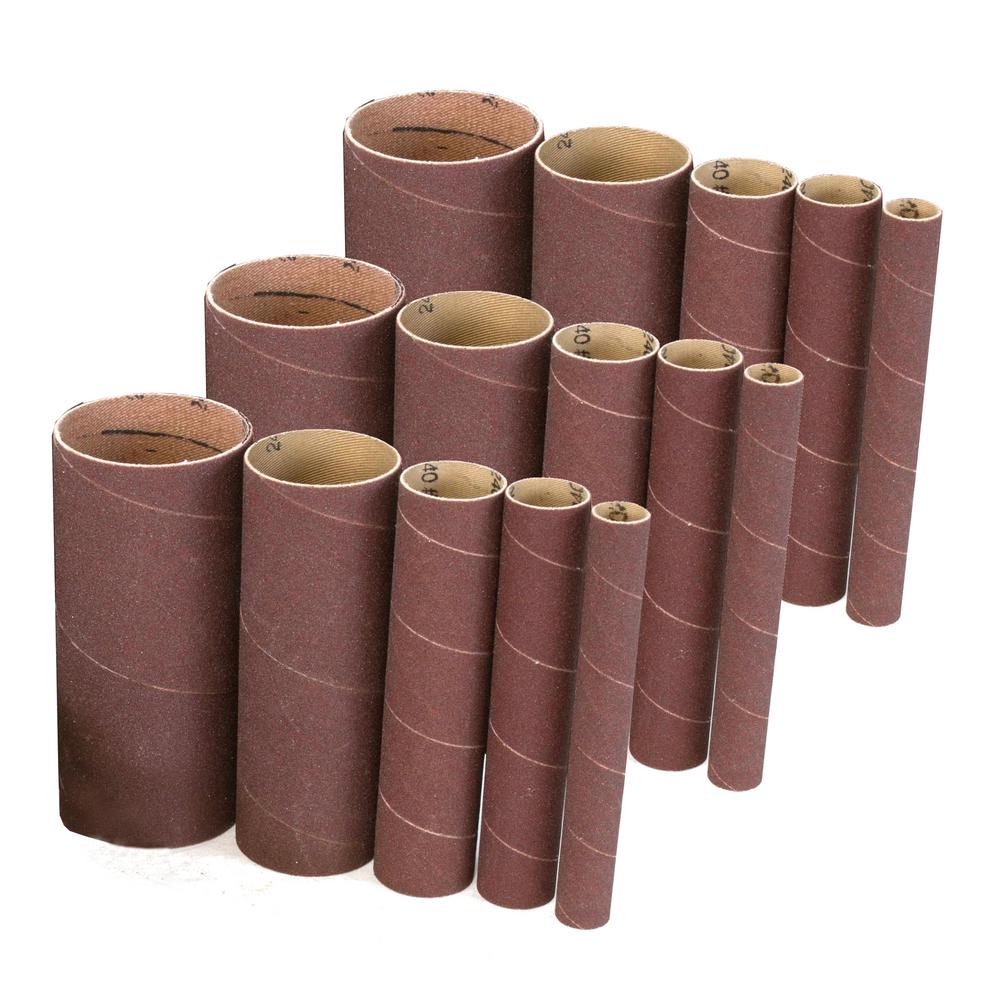 WEN 55/8 in. H Oscillating Spindle Sandpaper Sanding Sleeves with