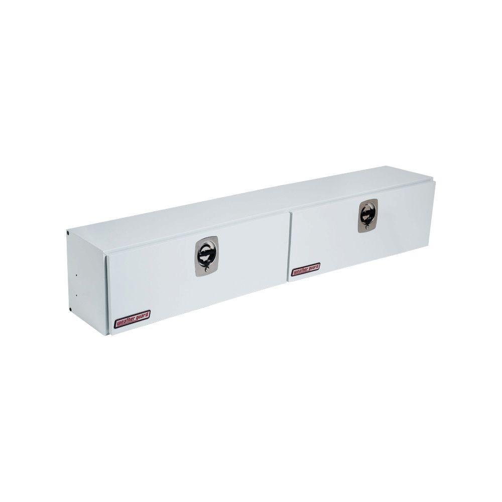 Weather Guard 90.25 in. Steel High Side Box in Brite White290302