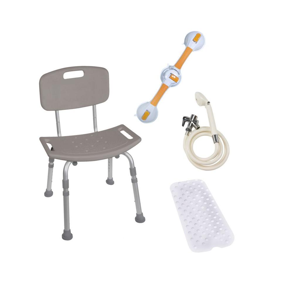 Drive Shower Tub Chair Bathroom Safety Bundlebathbundle The Home Depot