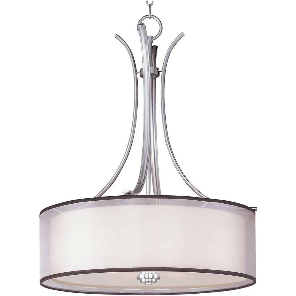 Maxim Lighting Orion 4 Light Satin Nickel Pendant 23033swsn The Maxim Lighting Orion 4 Light Satin Nickel Pendant