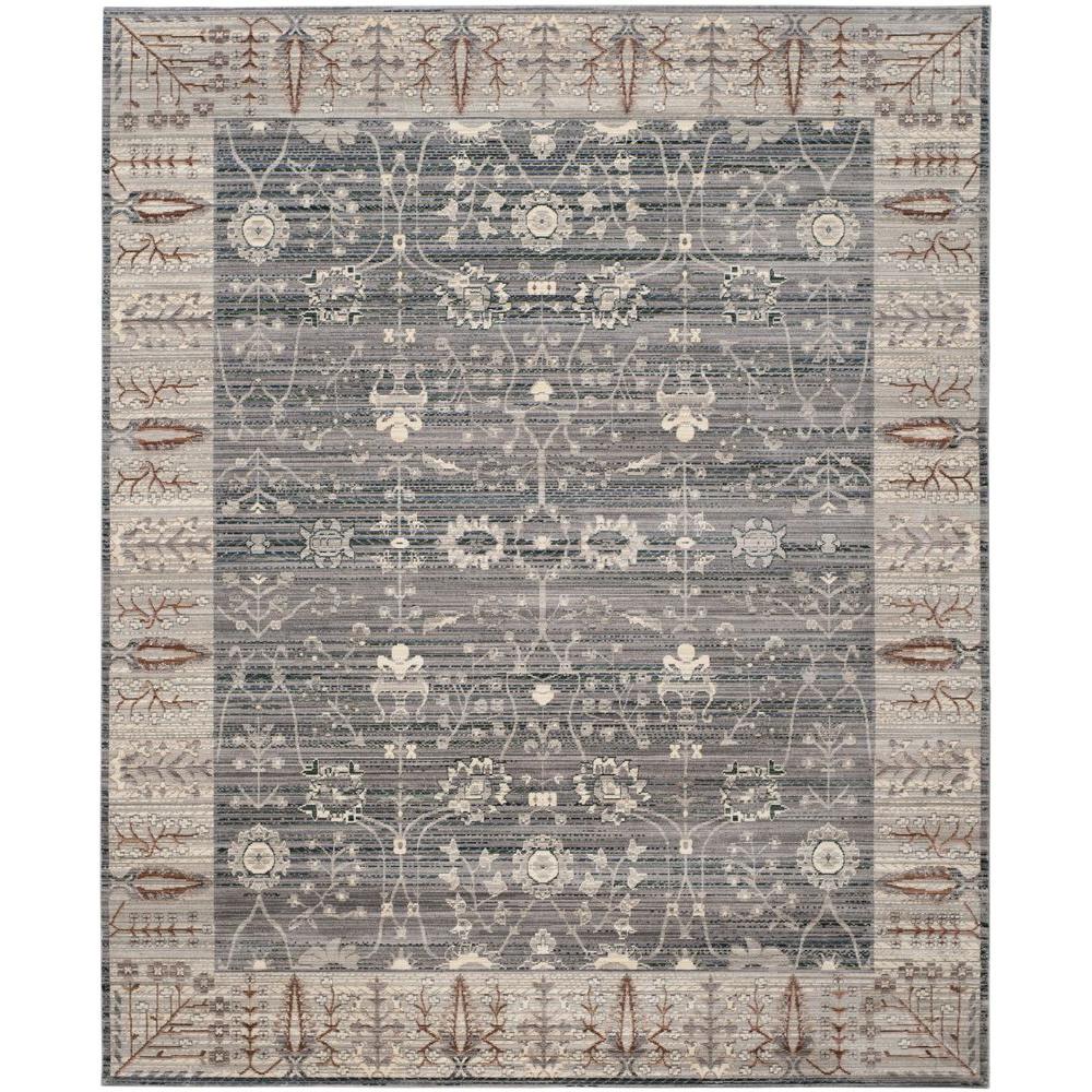 Safavieh Valencia Dark Grey Light 9 Ft X 12 Area Rug