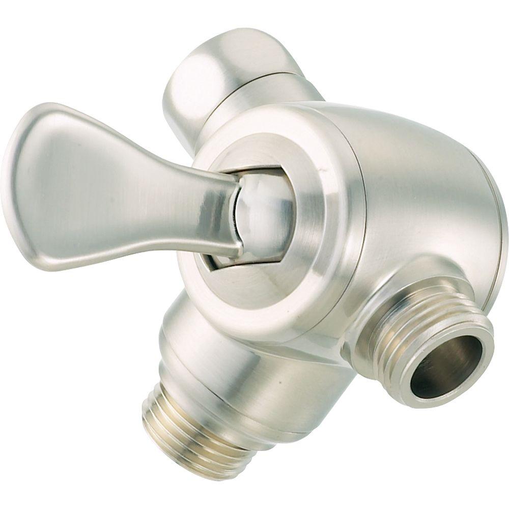 Delta 3 Way Shower Arm Diverter With Hand In Stainless