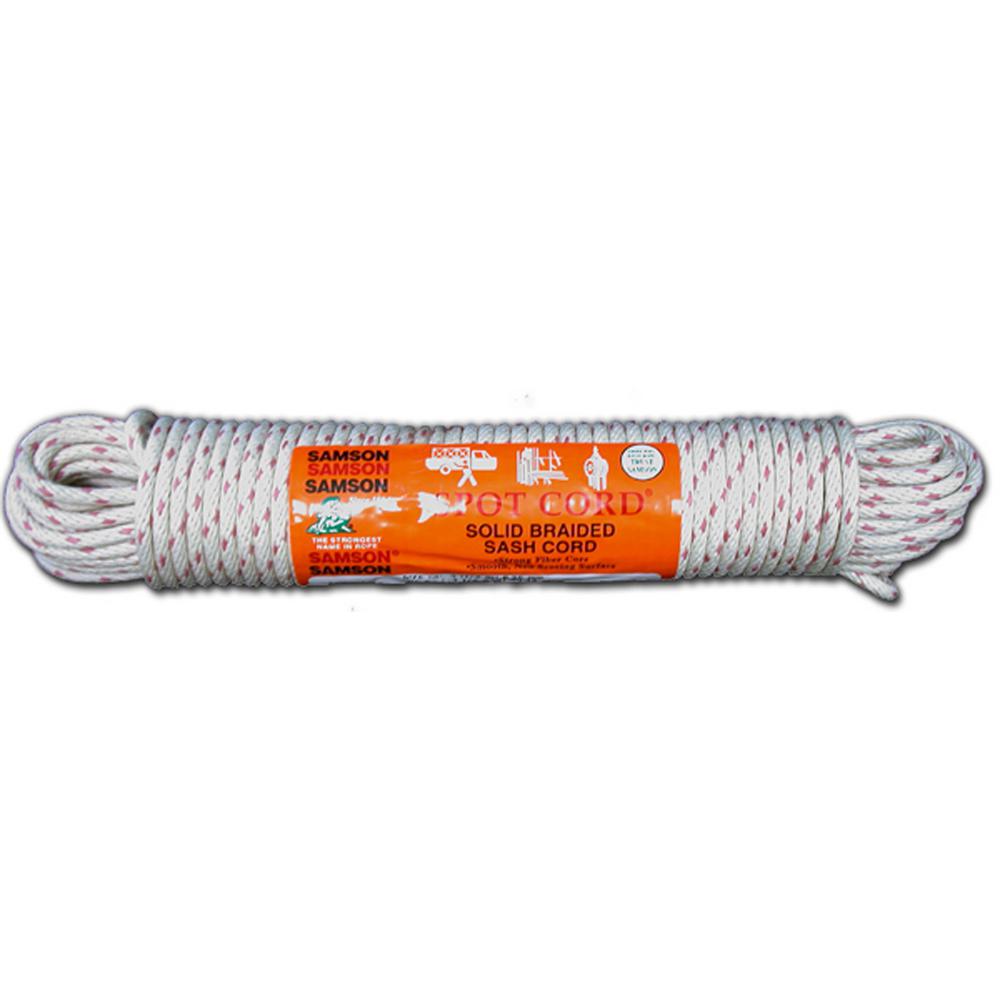 T.W. Evans Cordage 8 (1/4 in.) x 100 ft. Buffalo Cotton Sash Cord Hank