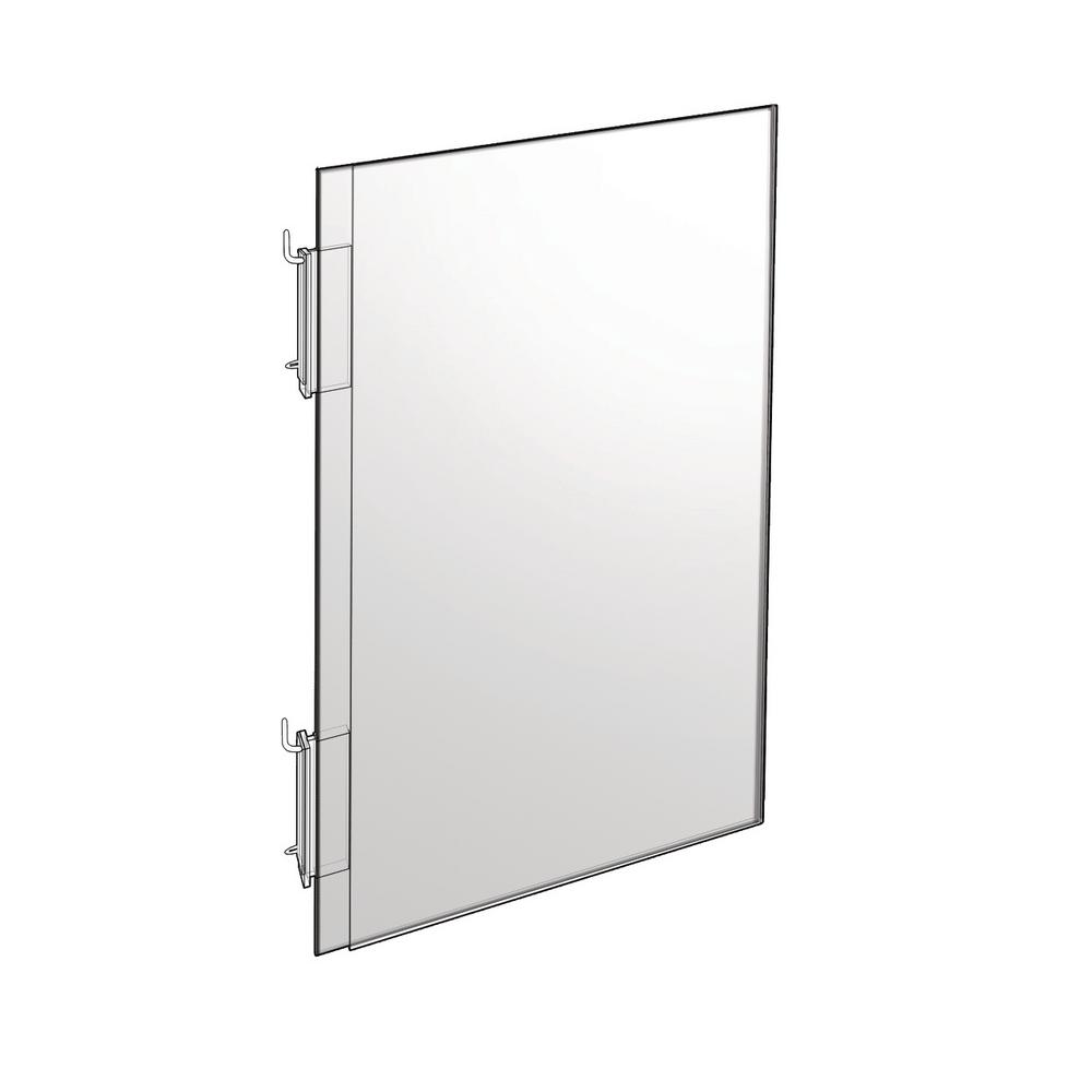 Azar Displays 11 In X 17 In 2 Sided Acrylic Sign Holder With