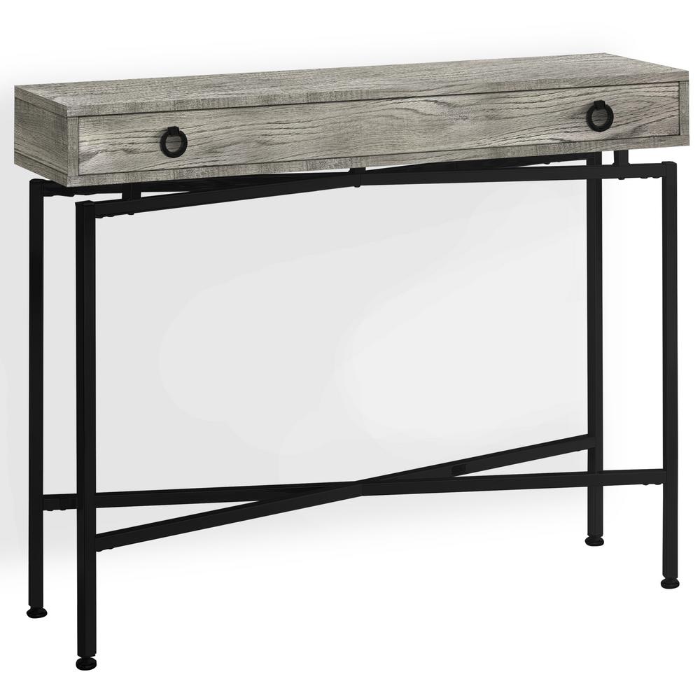 Unbranded Grey Reclaimed Wood Console TableHD3454 The Home Depot