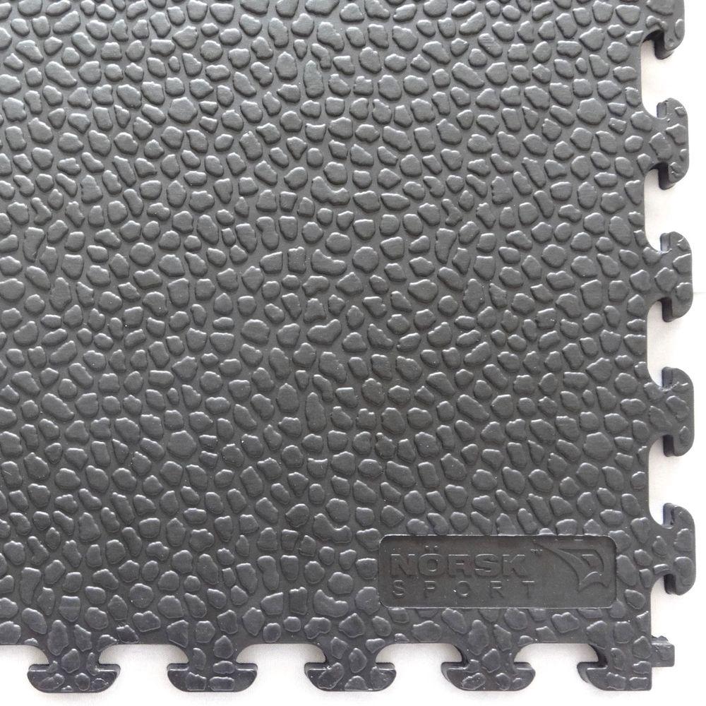 Norsk Rhino-Tec 18.3 in. x 18.3 in. Dove Gray PVC Sport and Gym Flooring Tile (6-Pieces) Norsk Rhino-Tec 18.3 in. x 18.3 in. Dove Gray PVC Sport and Gym Flooring Tile (6-Pieces)