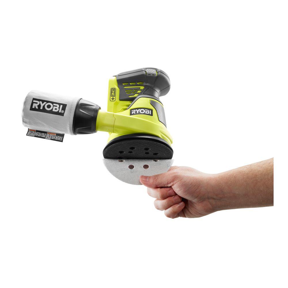 New Ryobi 18Volt ONE 5 in Random Orbit Sander Cordless Disc Sander