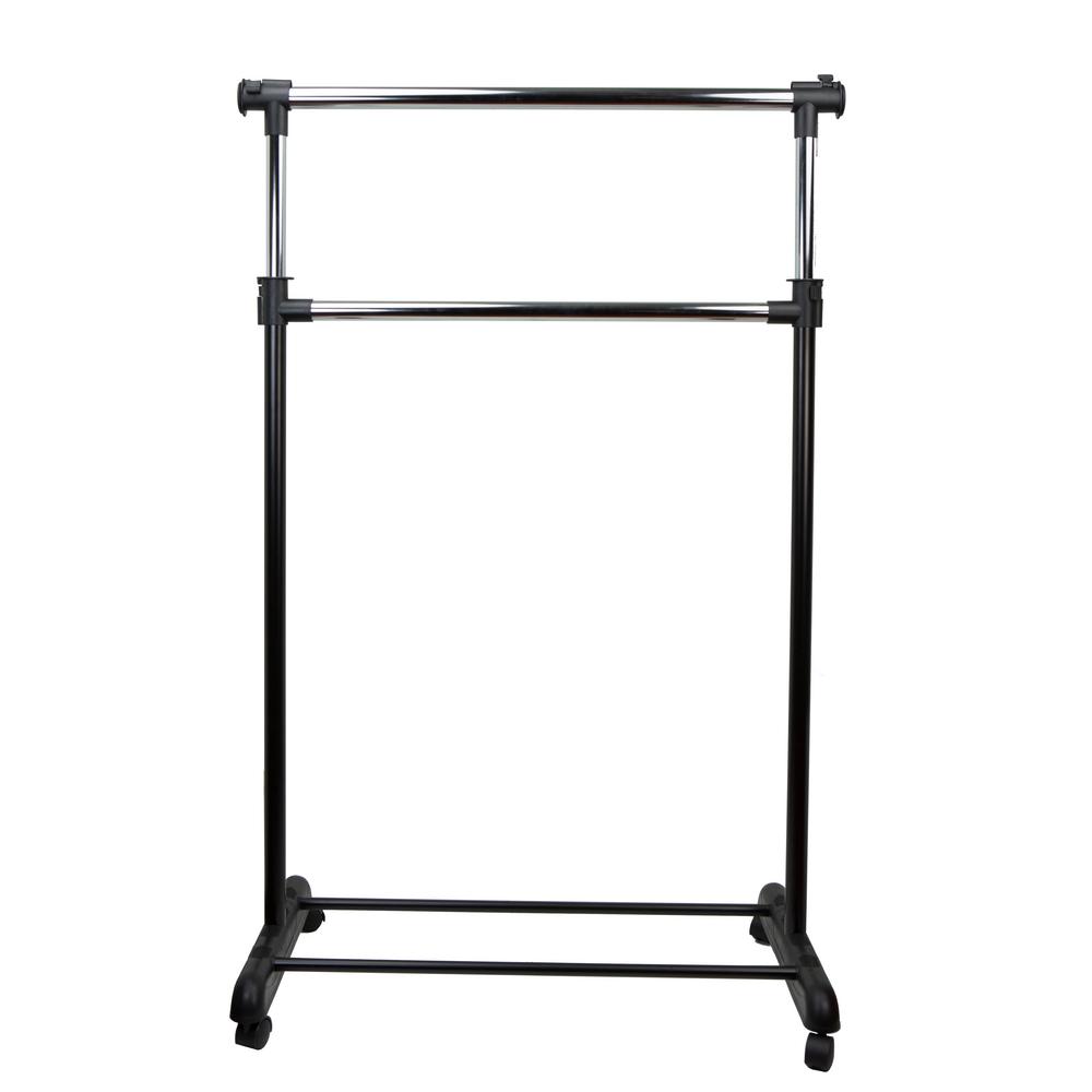 UMA ENTERPRISES INC Adeline Black 69 in. H Clothes Rack56117 The