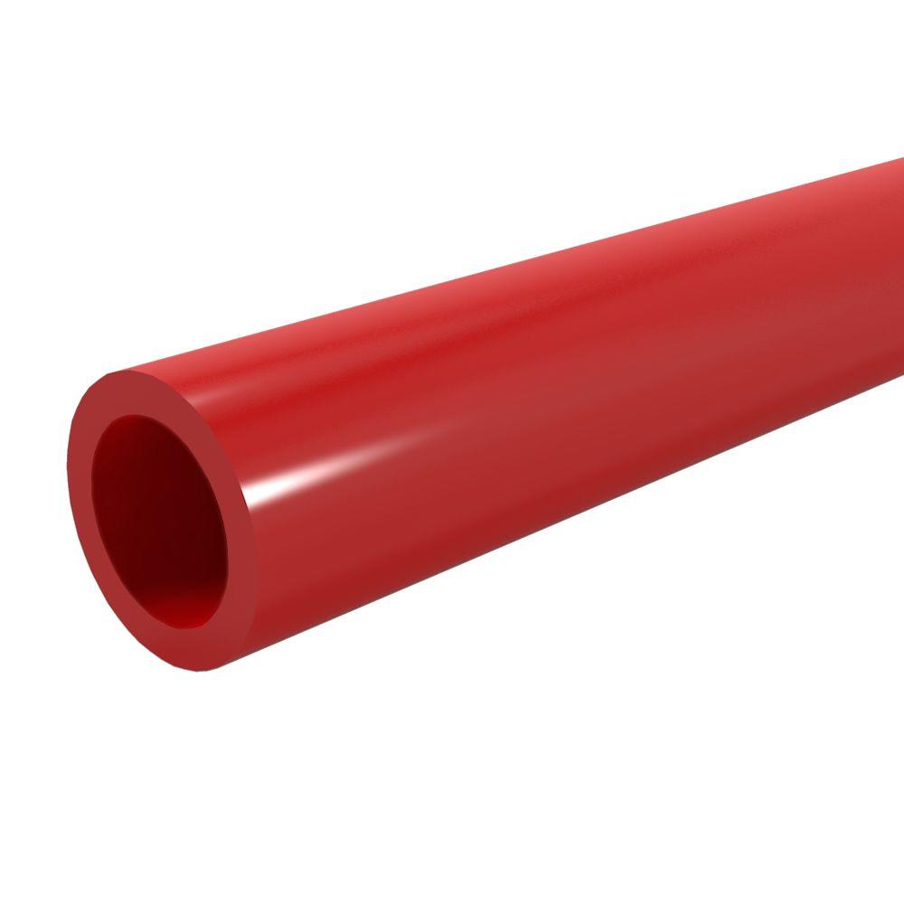 Formufit 3/4 in. x 5 ft. Furniture Grade Sch. 40 PVC Pipe in RedP034FGPRD5 The Home Depot