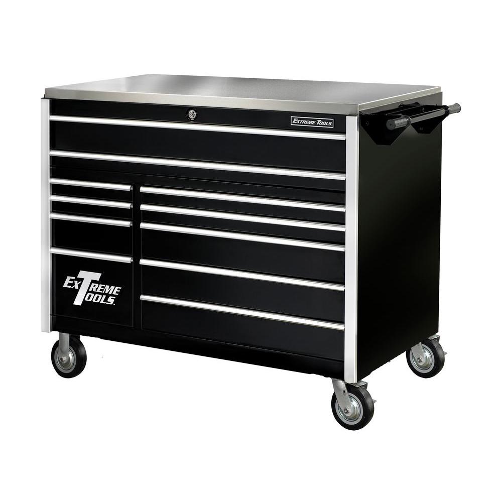 Extreme Tools 55 In 11 Drawer Professional Roller Cabinet With