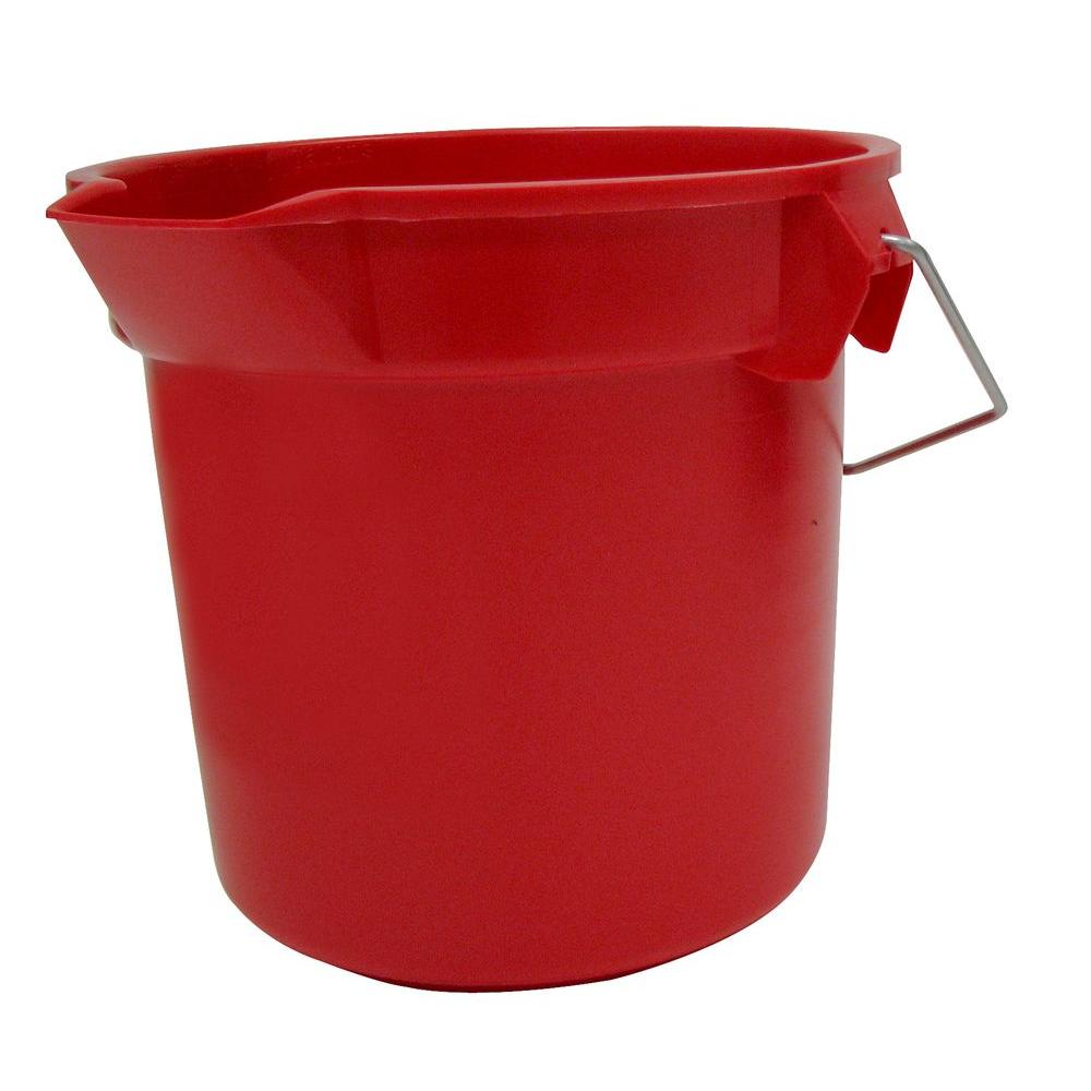 Rubbermaid Commercial Products Brute 14 Qt. Red Round Bucket by Rubbermaid Commercial Products