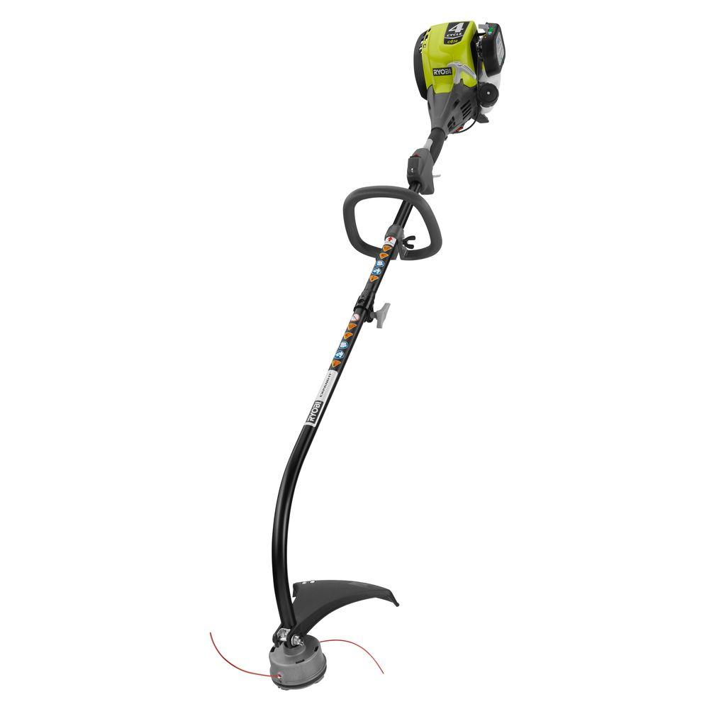 gas trimmer with edger attachment