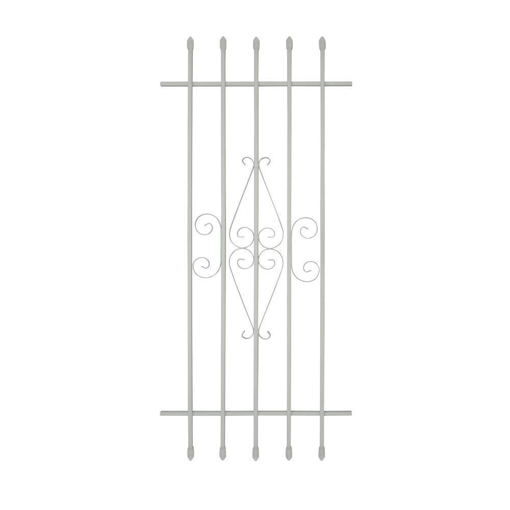 Unique Home Designs 48 In X 48 In Su Casa White 9 Bar Window