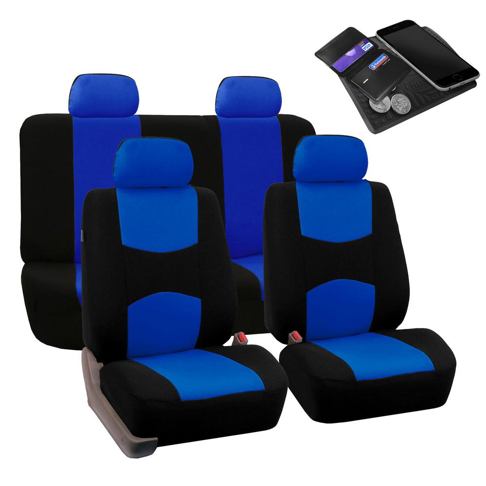 X AUTOHAUX Universal Green Front Seat Covers Car Blanket Seat Covers Bohemian Style Seat Cover for Car SUV Truck