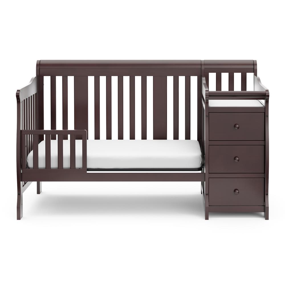 storkcraft crib with changing table