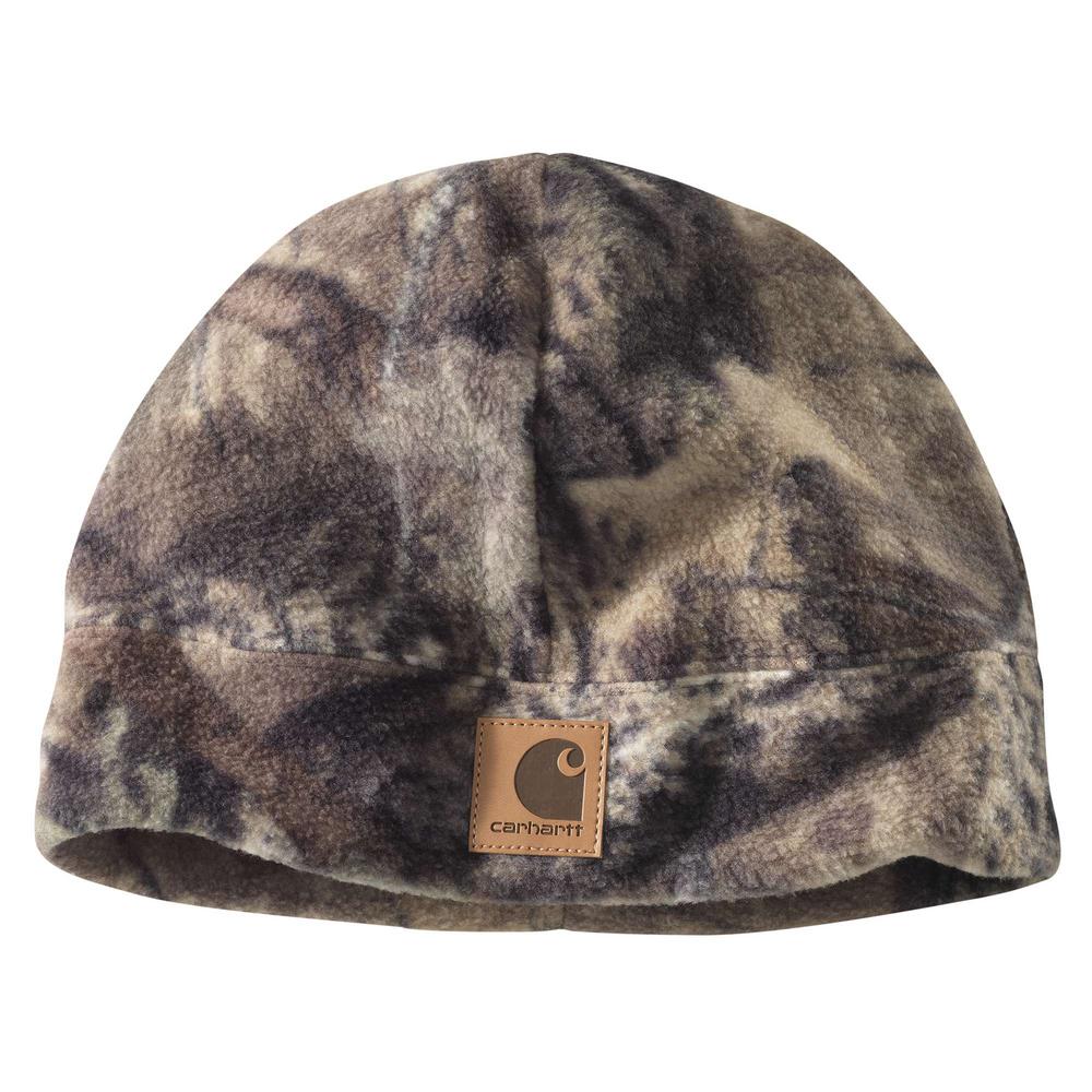 Carhartt Men's OFA Mossy Oak Break Polyester Camo Fleece HatA294340