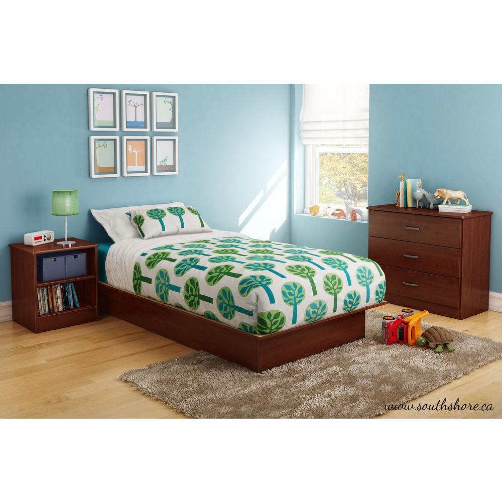 twin platform bed for kids