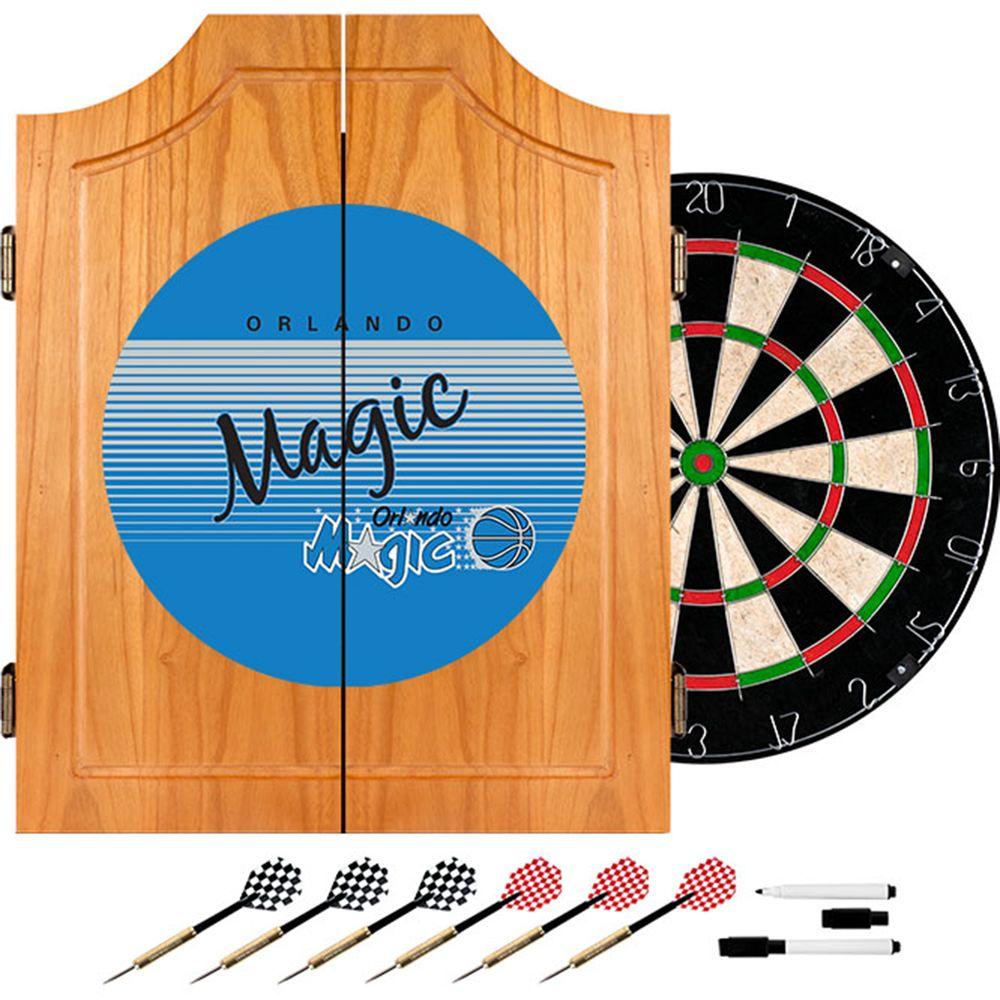 Trademark 20 5 In Orlando Magic Hardwood Clics Nba Wood Dart Orlando Magic Hardwood Clics Nba Wood Dart Cabinet Set