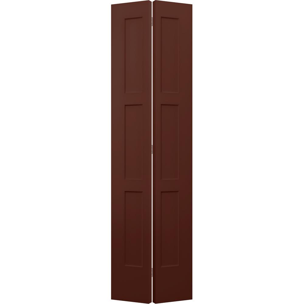 JELDWEN 24 in. x 96 in. Birkdale Black Cherry Stain