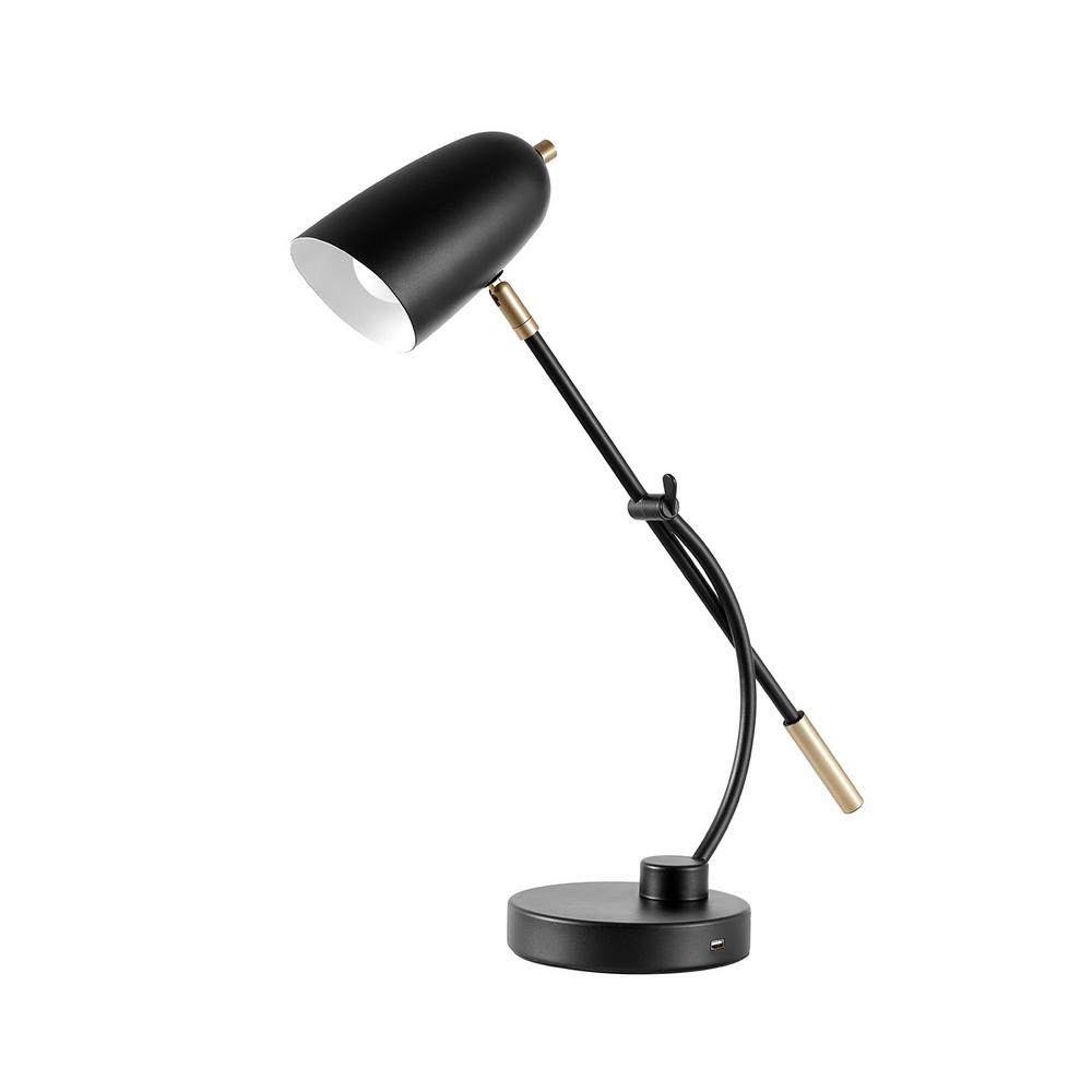 Globe Electric Moretti 23 In Matte Black Desk Lamp 52019 The Home Globe Electric Moretti 23 In Matte Black Desk Lamp