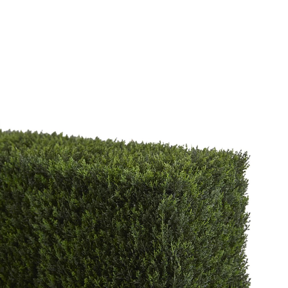 set of 2 Artificial Bush Grass 12 " Tall Small Green Leaves Tree