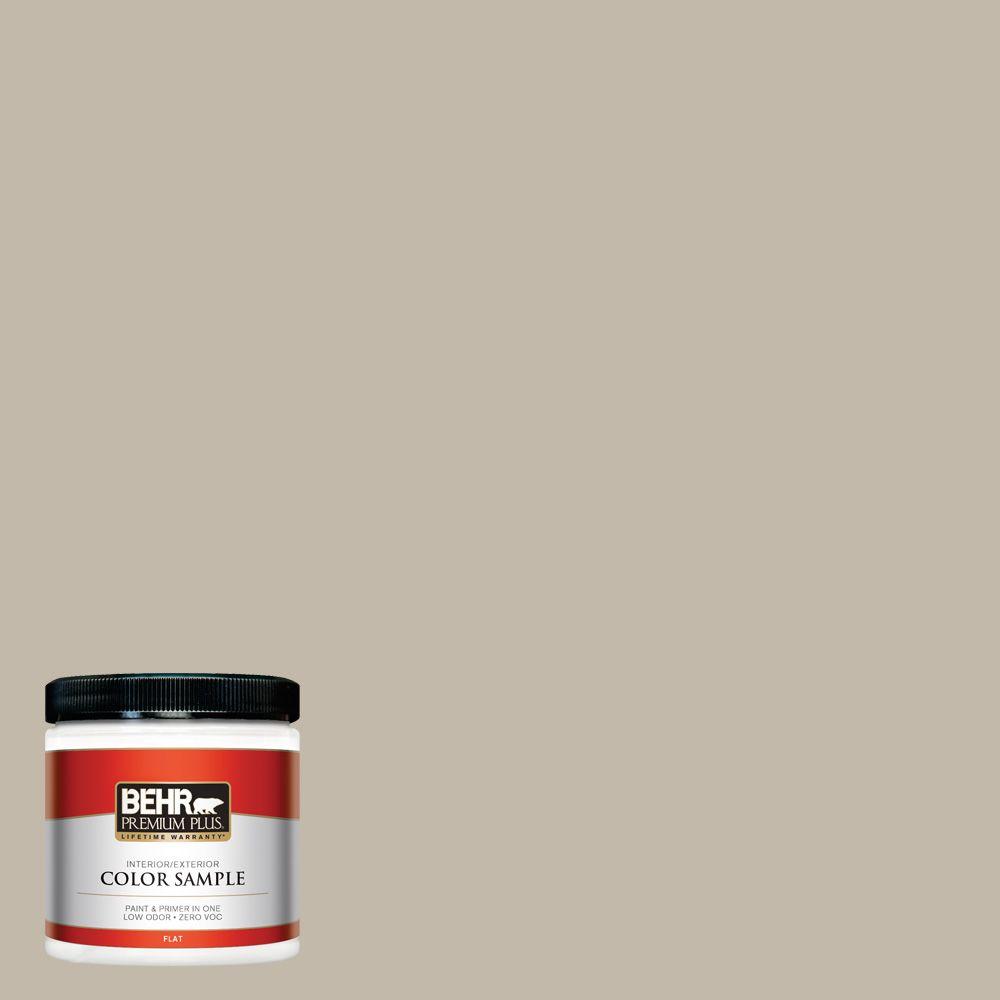 Behr Premium Plus 8 Oz 730c 3 Castle Path Flat Interior Exterior 730c 3 Castle Path Flat Interior Exterior Paint And Primer In One Sample