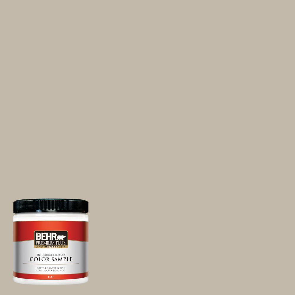 BEHR Premium Plus 8 oz. #730C-3 Castle Path Interior/Exterior Paint ...