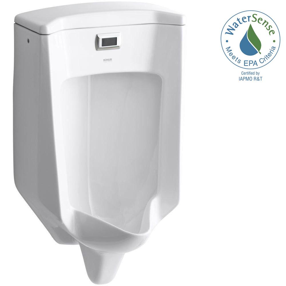 KOHLER Bardon 0.5 GPF Touchless Urinal in WhiteK49150 The Home Depot