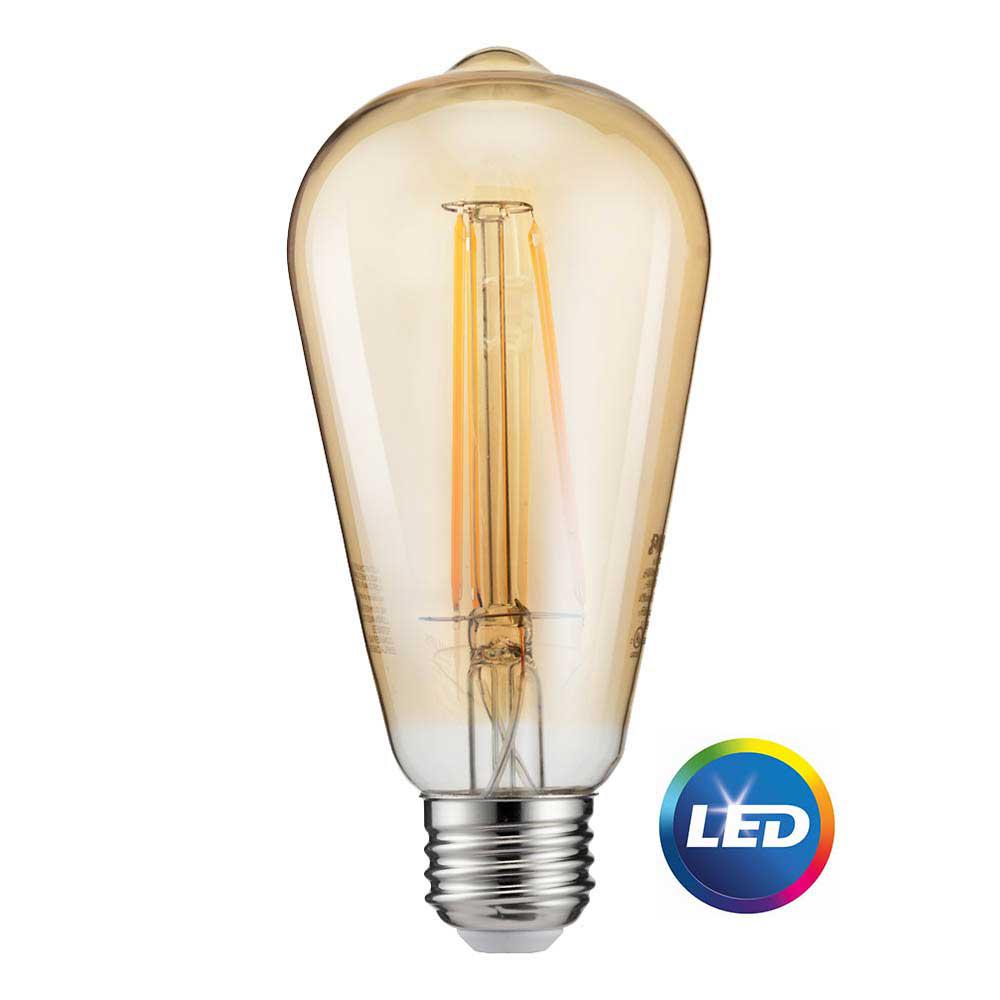 Philips 40 Watt Equivalent St19 Dimmable Indoor Outdoor Vintage Philips 40 Watt Equivalent St19 Dimmable Indoor Outdoor Vintage Gl Edison Led Light Bulb