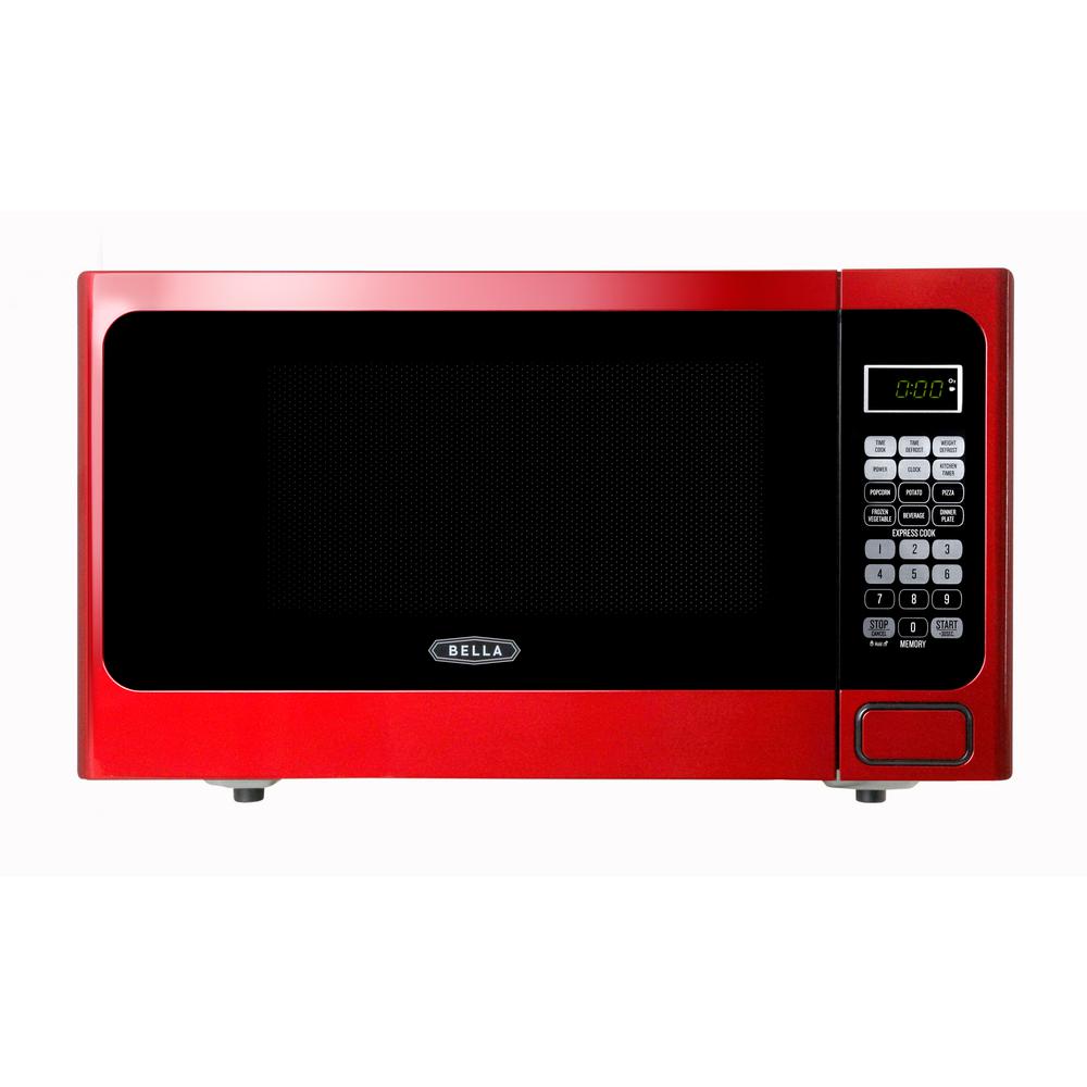 Metallic Red Bella Countertop Microwaves 04299 64 1000 