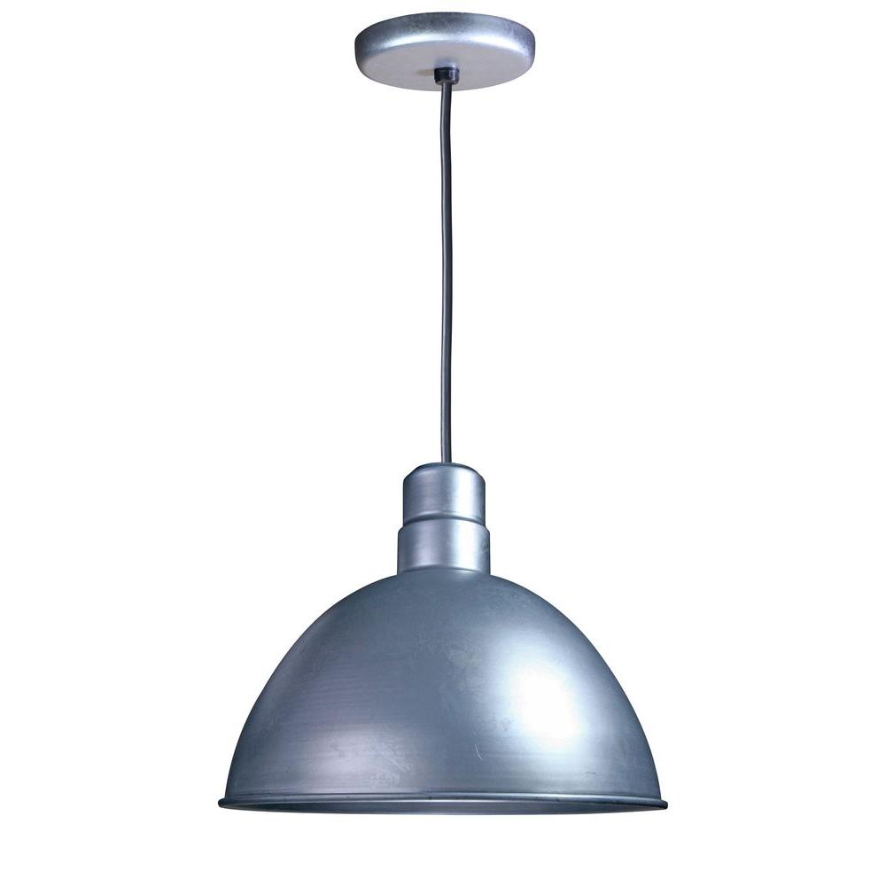 Illumine 1 Light Outdoor Hanging Galvanized Deep Bowl Pendant Cli 79 1 Light Outdoor Hanging Galvanized Deep Bowl Pendant