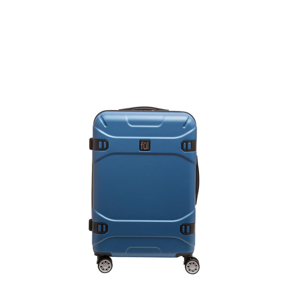 UPC 888783000239 product image for Ful Molded Detail 25 in. Blue Sky Hard Sided Rolling Luggage | upcitemdb.com