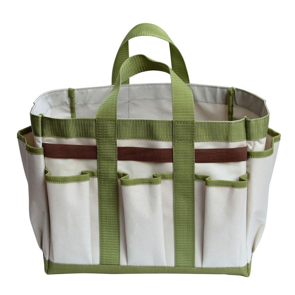 Gardening Hand Tool Tote Bag Organizer Light Weight Multiple Pockets Outdoor 19&quot; 6936863060049 ...