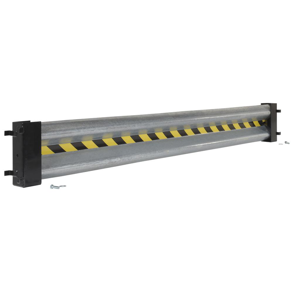 Vestil 108 inch Galvanized Steel Guard Rail with 2 Drop-In Style Brackets and... by Vestil
