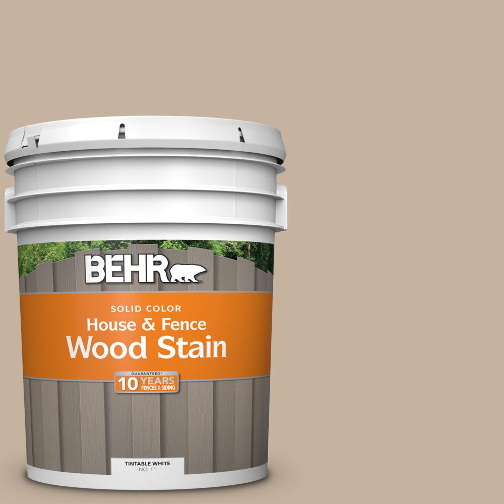 BEHR 5 gal. ECC201 Canyon View Solid Color House and Fence Exterior Wood Stain01105 The