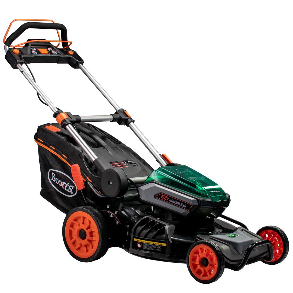 UPC 026479603627 product image for Scotts 21 in. 62-Volt Lithium-Ion Cordless Self-Propelled Walk Behind Mower with | upcitemdb.com