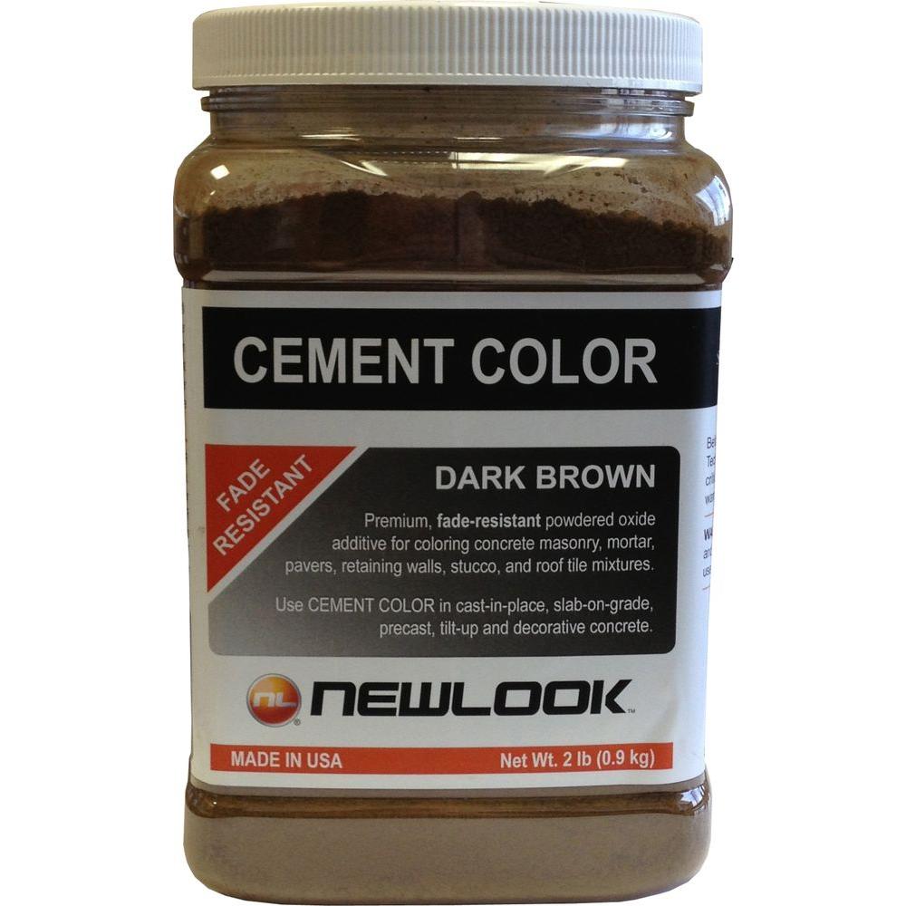 NewLook 2 lb. Dark Brown Fade Resistant Cement Color-CC2LB102 - The