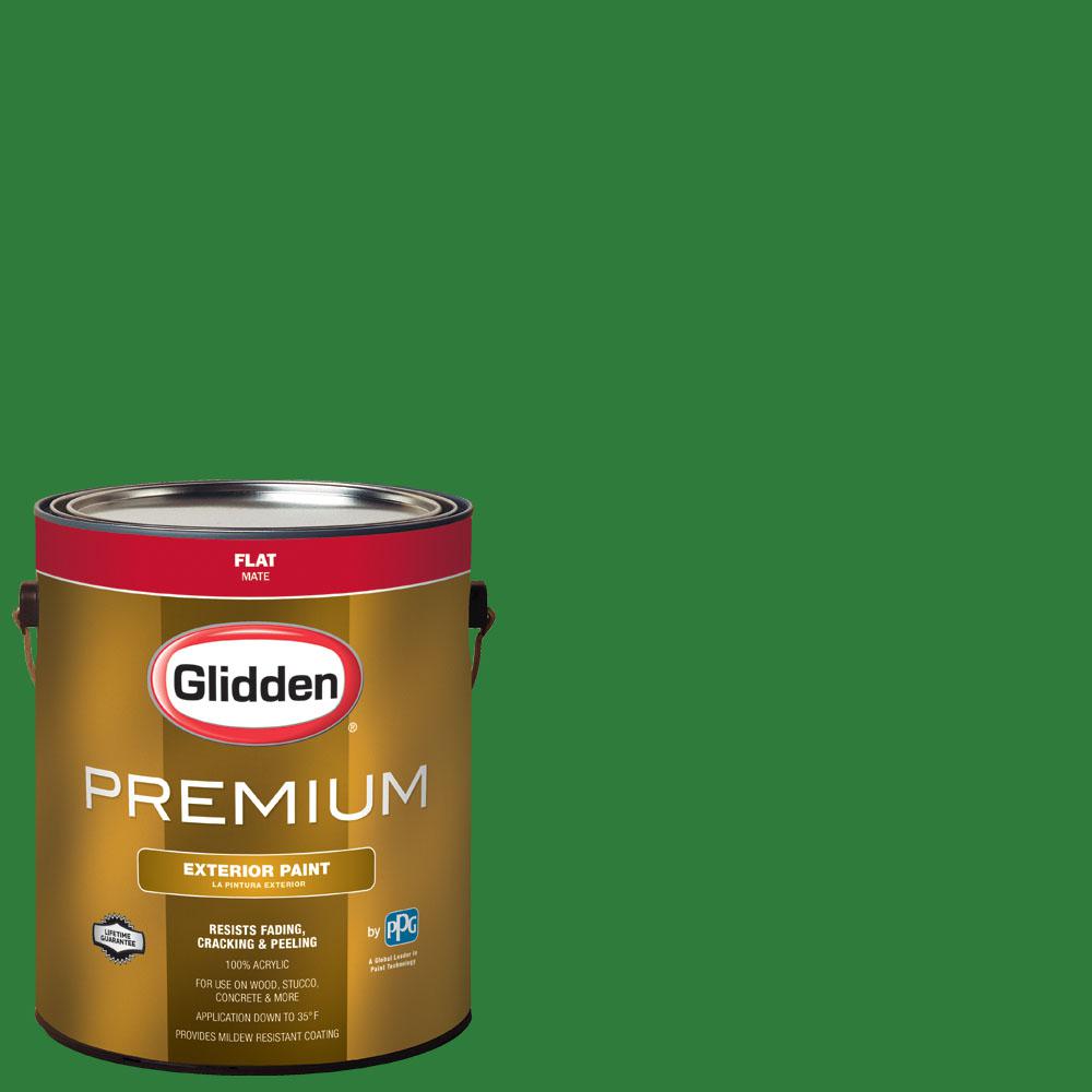 Glidden Premium 1 gal. NBA007D Boston Celtics Green Flat Exterior