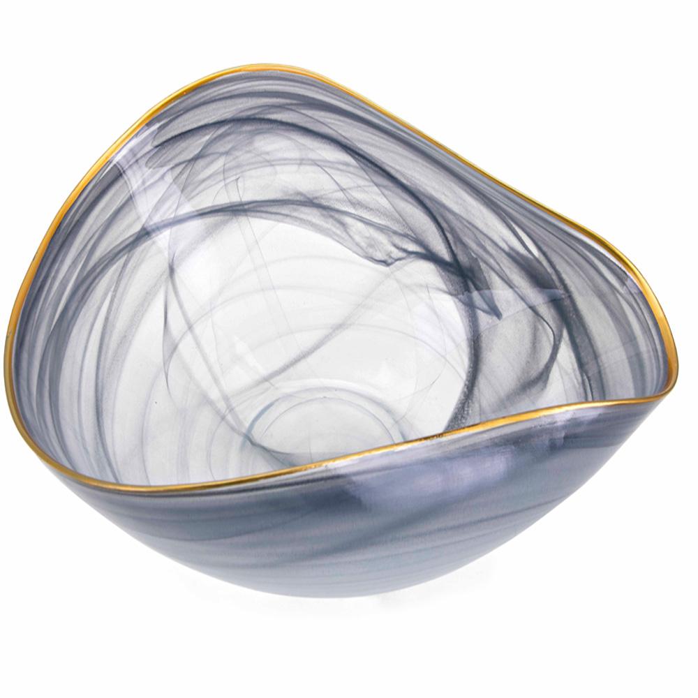 Imax Romero Glass Bowl 83906 The Home Depot