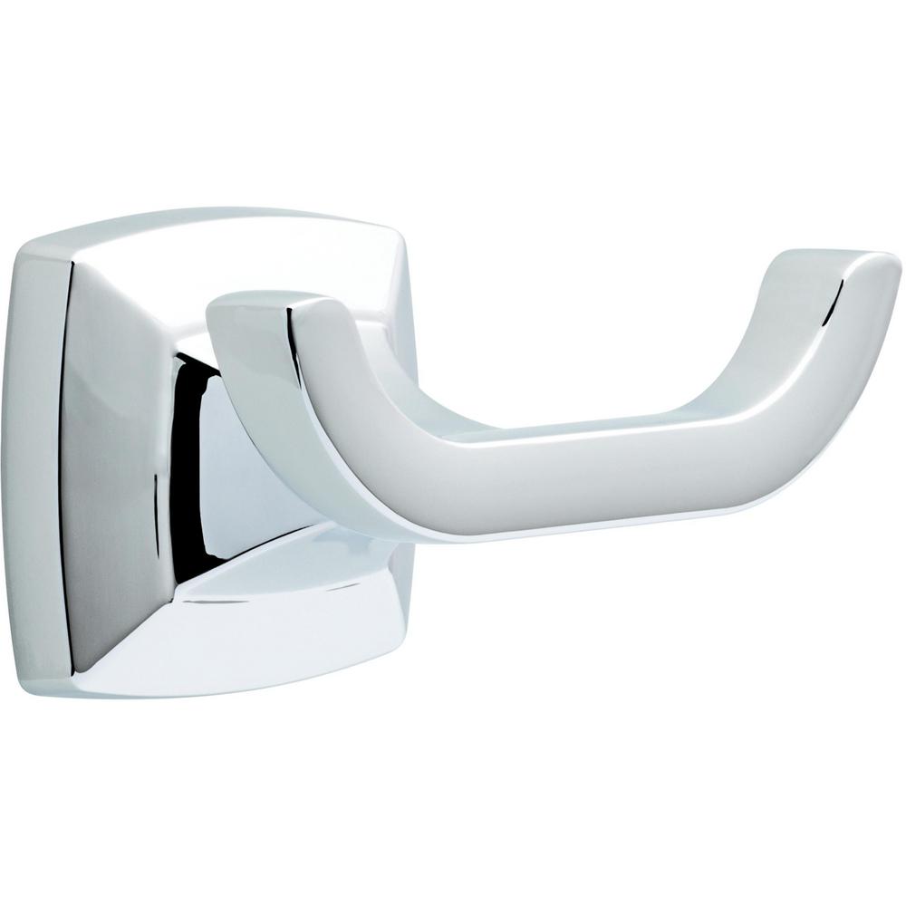 Delta Portwood Towel Hook In Chrome PWD35 PC The Home Depot   Polished Chrome Delta Towel Hooks Pwd35 Pc 64 1000 