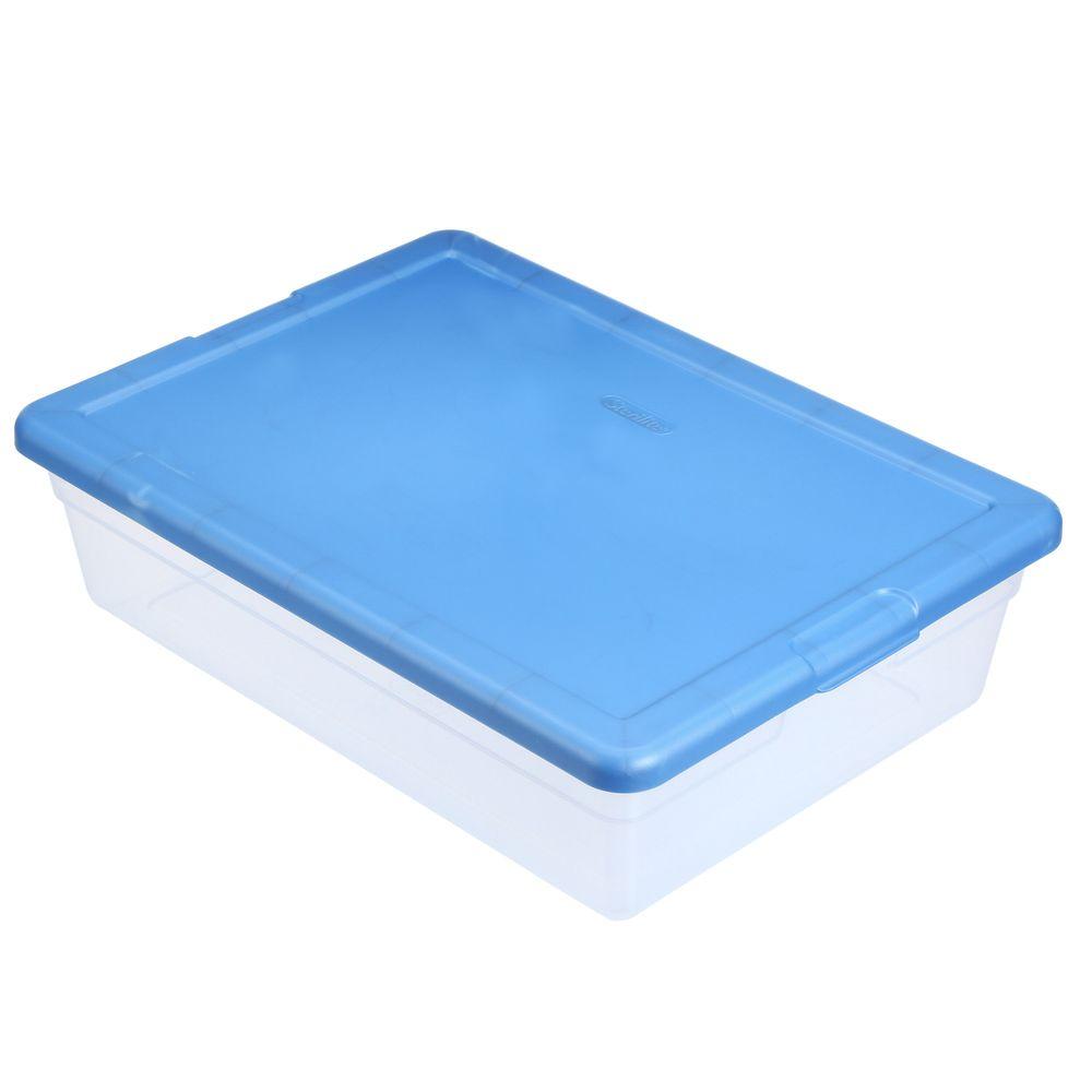 Sterilite Includes Top Underbed Storage Storage Containers The Home Depot