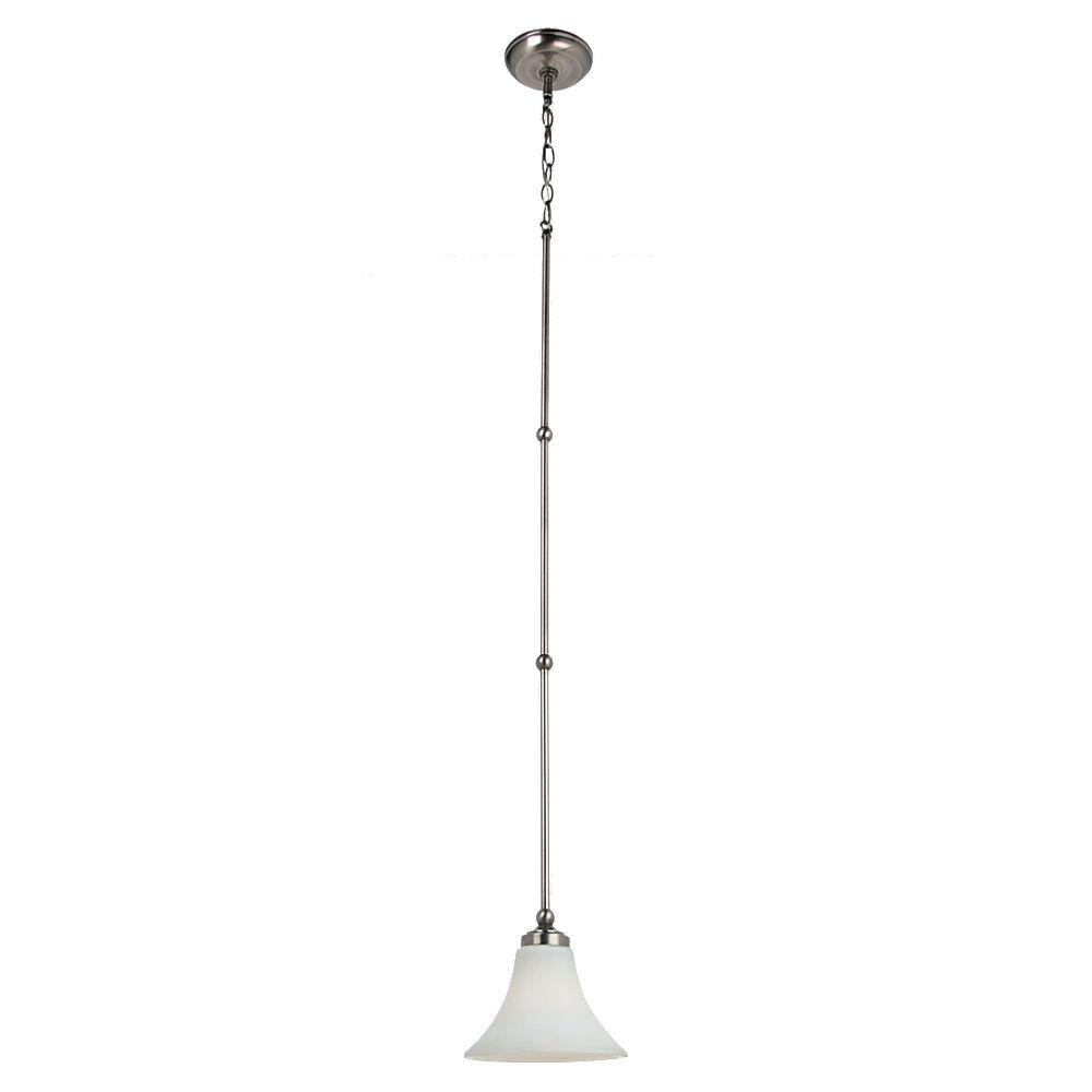 Sea Gull Lighting Montreal 1-Light Antique Brushed Nickel Mini Pendant