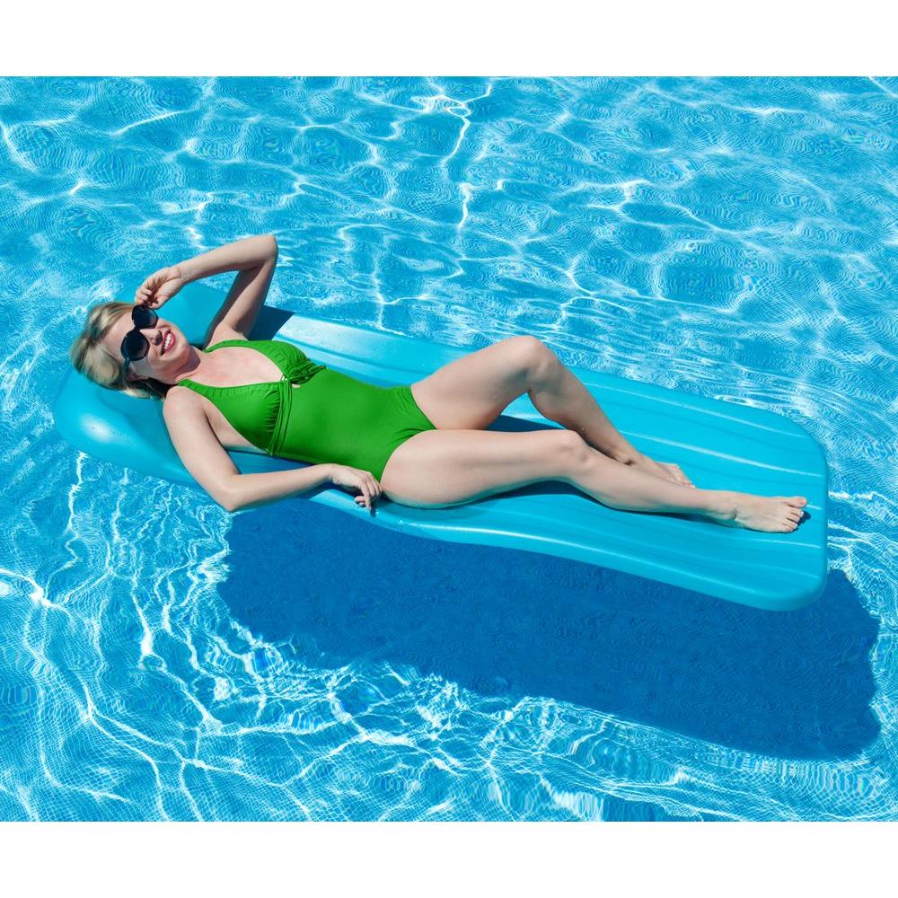 Aqua Cell 1.75 in. Thick Deluxe Cool Aqua Pool Float ...