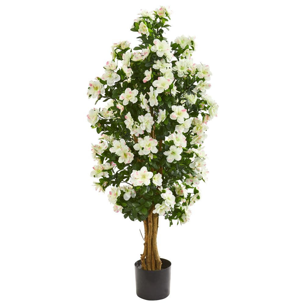 Nearly Natural 57 in. Azalea Artificial Tree