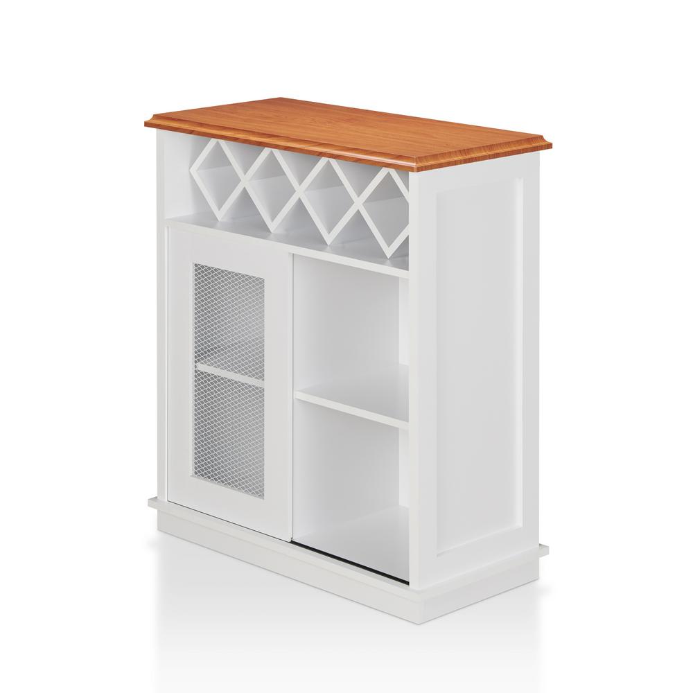 Furniture Of America Hannah White Buffet Server With Wine Furniture Of America Hannah White Buffet Server With Wine