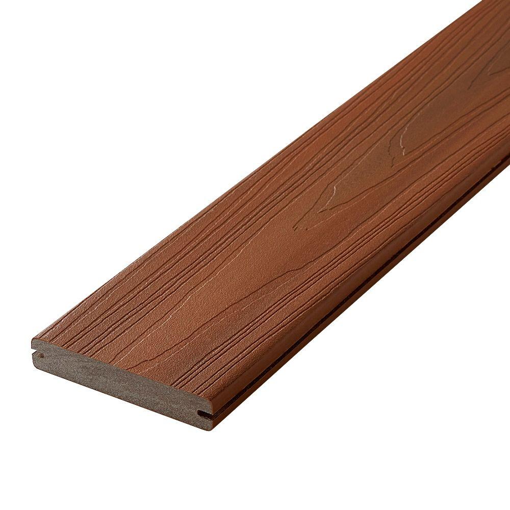 Fiberon Horizon 1 in. x 51/4 in. x 12 ft. Ipe Grooved Edge Capped